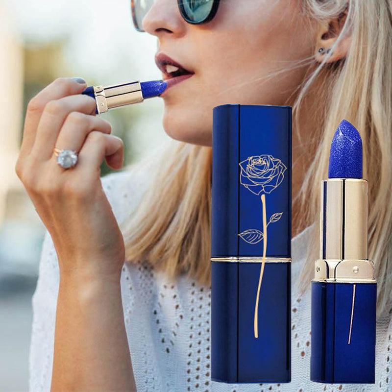 Color Changing Lipstick - Waterproof pH Reactive Blue Maggie