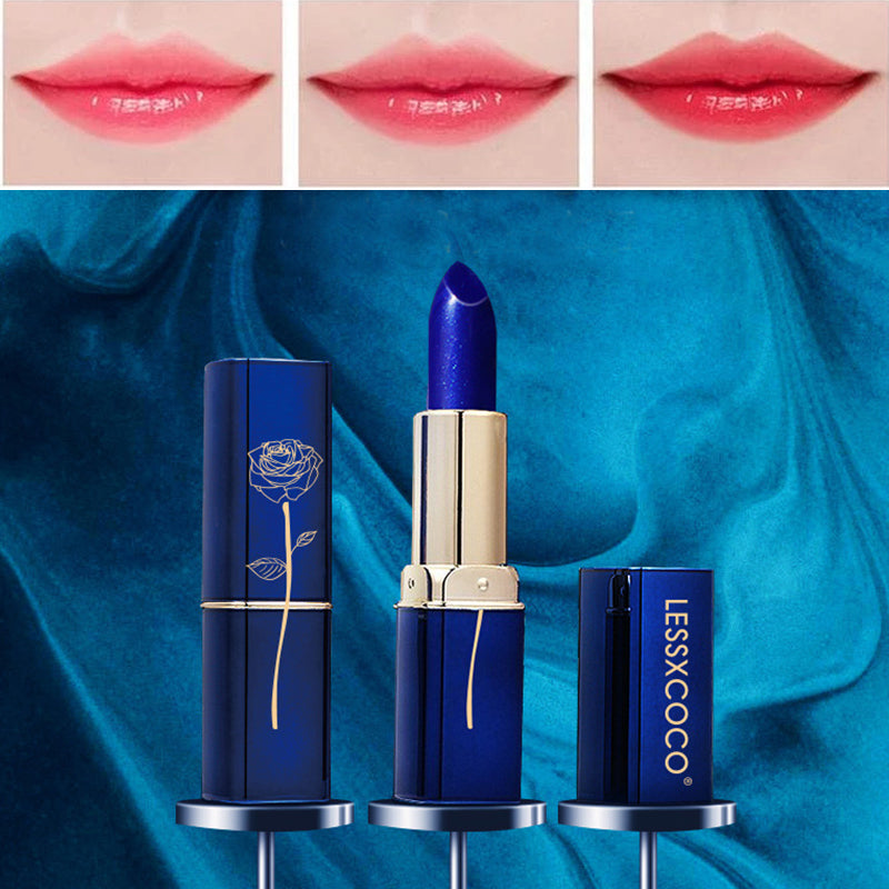 Color Changing Lipstick - Waterproof pH Reactive Blue Maggie