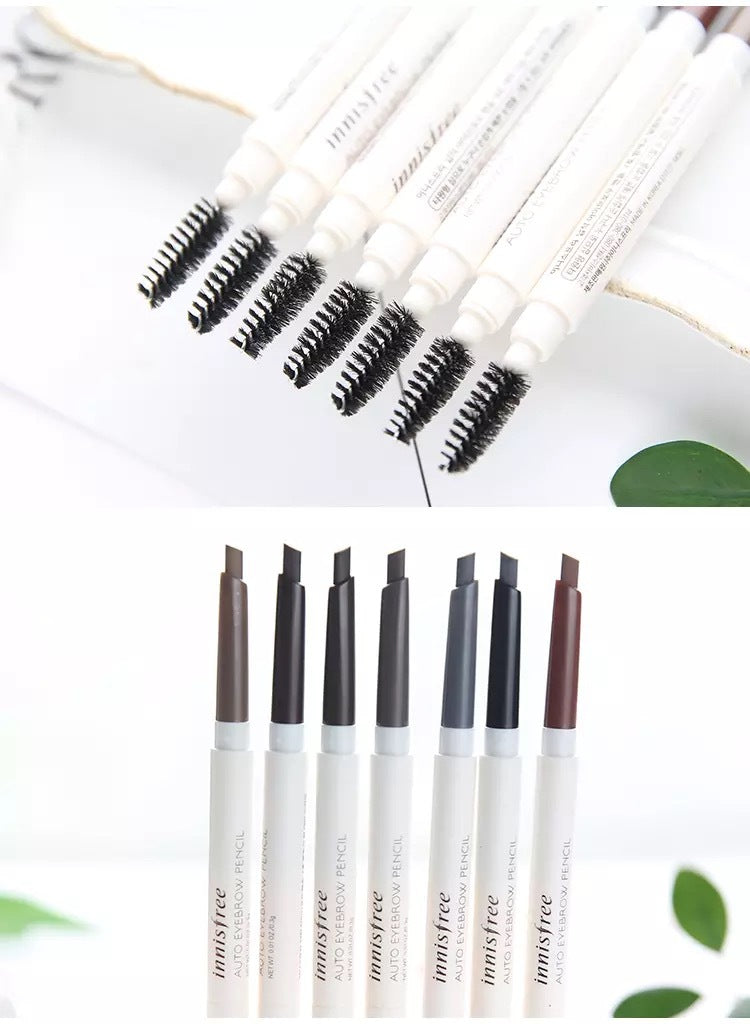Dual-Head Automatic Eyebrow Pencil - 7 Colors with Brush