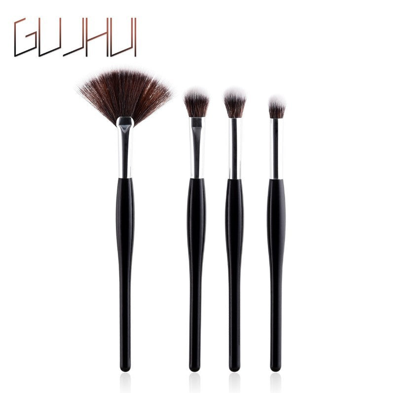 Professional 8-Piece Makeup Brush Set - Premium Fiber Brushes