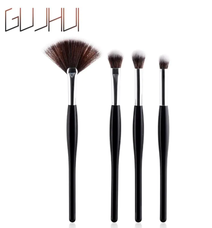 Professional 8-Piece Makeup Brush Set - Premium Fiber Brushes