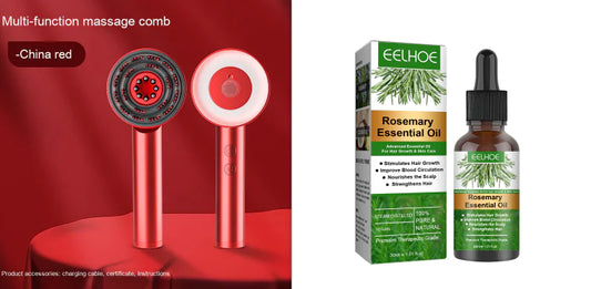 Masajeador de cuero cabelludo con peine