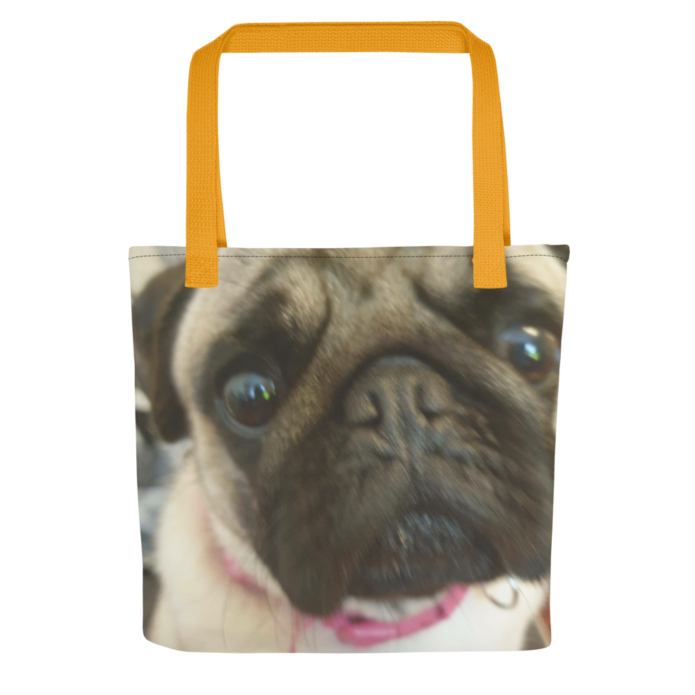 Bolsa de mano con estampado integral