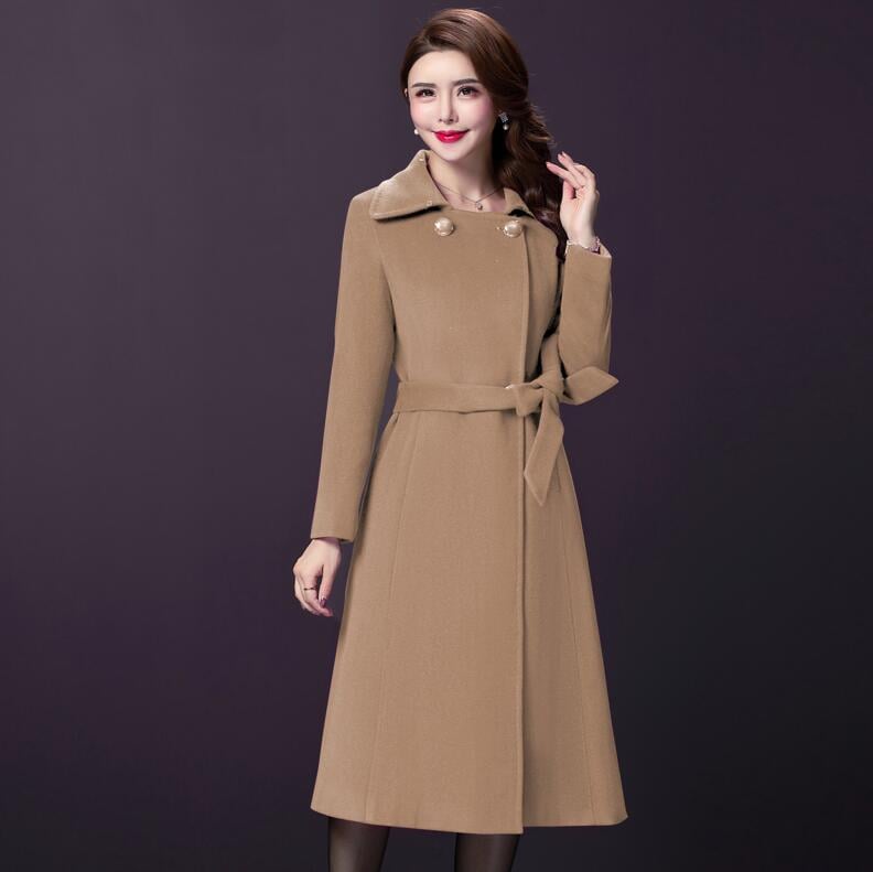 Women's Winter Woolen Coat for Mothers