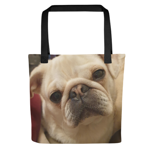 Bolsa de mano con estampado integral