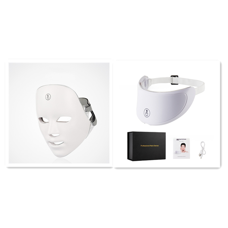 LED Facial Beauty Device - Skin Rejuvenation & Anti-Aging Light Therapy