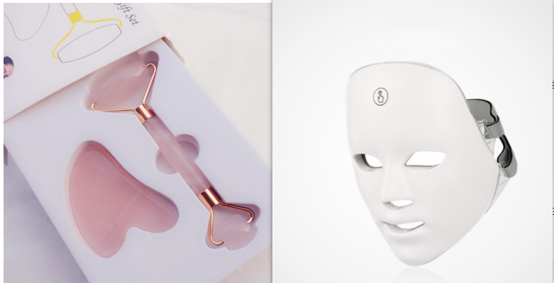 LED Facial Beauty Device - Skin Rejuvenation & Anti-Aging Light Therapy