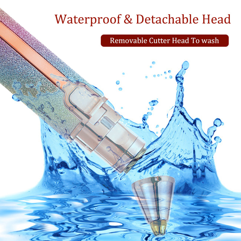 Rechargeable Women's Eyebrow Trimmer & Hair Remover - 2-in-1