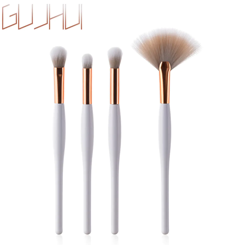 Professional 8-Piece Makeup Brush Set - Premium Fiber Brushes