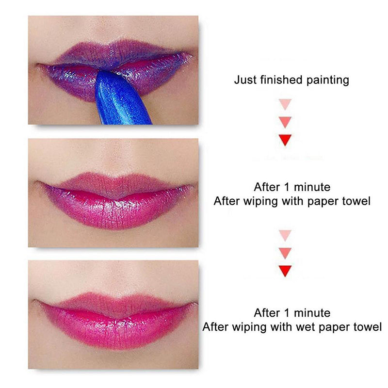 Color Changing Lipstick - Waterproof pH Reactive Blue Maggie